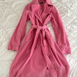 Pink corduroy coat